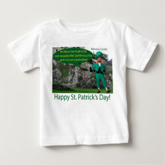 ベビーティー。ハッピーセントパトリックの日。アイリッシュセッター/ ベビーTシャツ