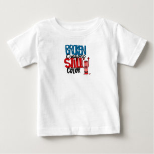 ベビーティー – "世界観光デー"クレヨンデザイン ベビーTシャツ