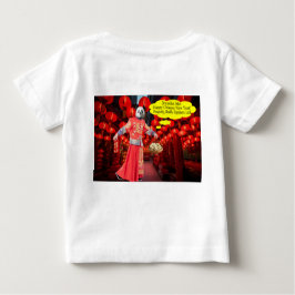 ベビーティー。新年中国のおめでとう。 ベビーTシャツ