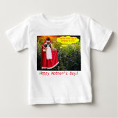 ベビーティー。Happy Mother's Day ragdolcat/littlere ベビーTシャツ (正面)