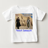 ベビーティー。Happy Passover.ロリス/モンキー ベビーTシャツ (正面)