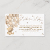 ベビーテディベアをテーマにした書籍 エンクロージャーカード (正面)