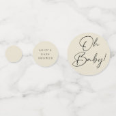 ベビーテディベア赤ちゃんシャワーテーブル紙吹雪 コンフェッティ (正面)