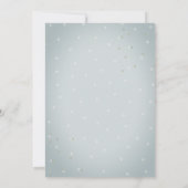 ベビーテディベア赤ちゃんシャワー 招待状 (裏面)