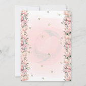 ベビーデアフラワーズバラベビーシャワー 招待状 (裏面)