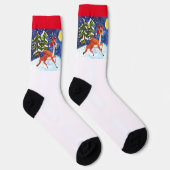 ベビーディアインサンタハットクルーソックス ソックス (右)