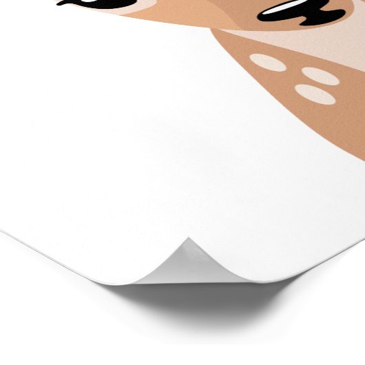 ベビーディアウッドランド子供部屋ウォールアートプリント ポスター (角)