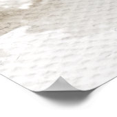 ベビーディアスノーウィリーフォレストベビーシャワーウェルカムサイン ポスター (角)