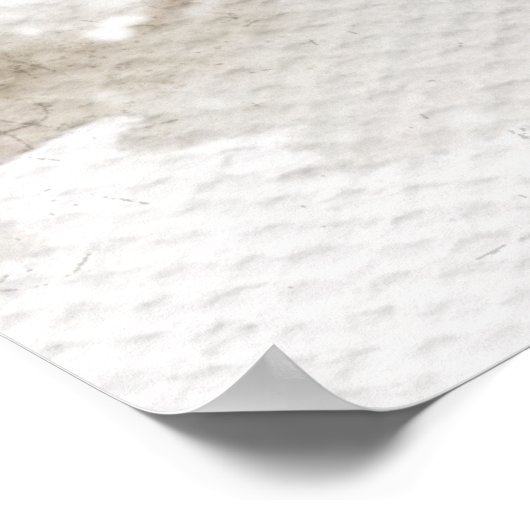 ベビーディアスノーウィリーフォレストベビーシャワーウェルカムサイン ポスター (角)