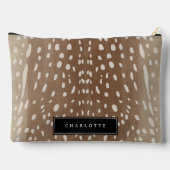 ベビーディアスポットアニマルプリントパターン アクセサリーポーチ (裏面)