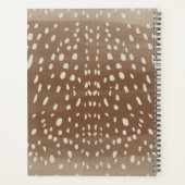 ベビーディアスポットアニマルプリントパターン プランナー手帳 (裏面)