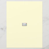 ベビーディノバースデーパーティーゲストリスト (裏面)