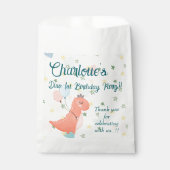 ベビーディノバースデーパーティー フェイバーバッグ (正面)