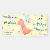 ベビーディノバースデーパーティー 横断幕 (横)