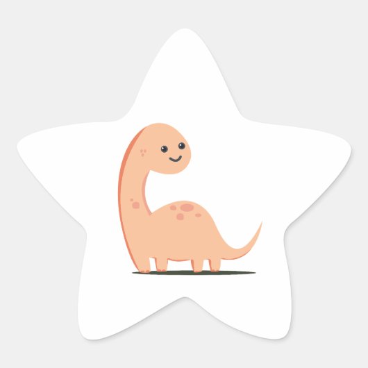 ベビーディノ 星シール (正面)