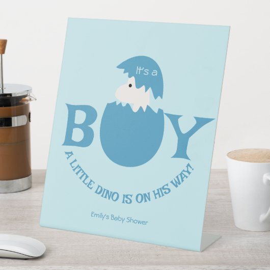 ベビーディーノが行く 台座サイン (インサイチュ)