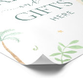 ベビーディーノカードとギフトサイン ポスター (角)