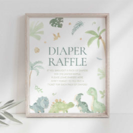 ベビーディーノベイビーシャワーモモモザバーサイン ポスター