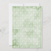 ベビーディーノベイビーシャワー絵文字の推測ゲーム 招待状 (裏面)