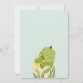 ベビーディーノ誕生日 招待状 (裏面)