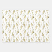 ベビートゥBeeカスタムデイジー鎖 ラッピングペーパーシート (正面)