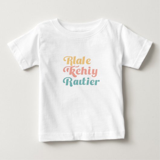 ベビートップスとTシャツ ベビーTシャツ (正面)