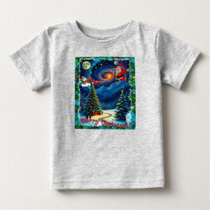 ベビートップス&Tシャツメリークリスマス ベビーTシャツ