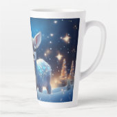 ベビートナカイと聖降誕祭のお祝い カフェラテマグ (右)