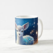 ベビートナカイと聖降誕祭のお祝い コーヒーマグカップ (正面右)