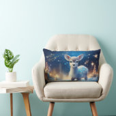 ベビートナカイと聖降誕祭のお祝い ランバークッション (椅子)