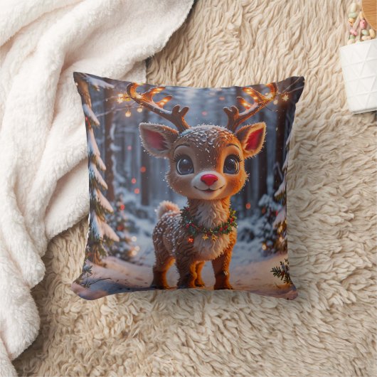 ベビートナカイ クッション (ブランケット)
