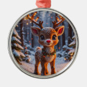 ベビートナカイ メタルオーナメント (正面)