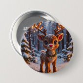 ベビートナカイ 缶バッジ (正面&裏面)