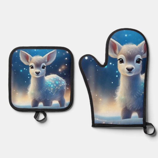 ベビートナデアきらめくスターリーナイト 鍋つかみ&鍋敷きセット (正面)