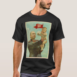 ベビートランプロシアプーチンポスター Tシャツ