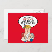 ベビートランプ誕生日カード – それは私の誕生日と私' ポストカード (正面/裏面)