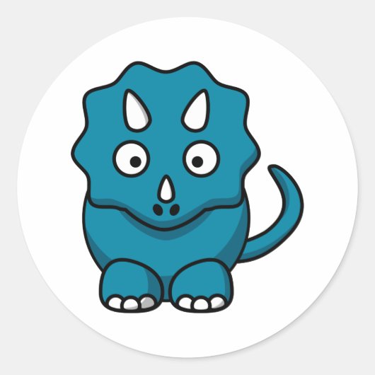 ベビートリケラトプス ラウンドシール (正面)