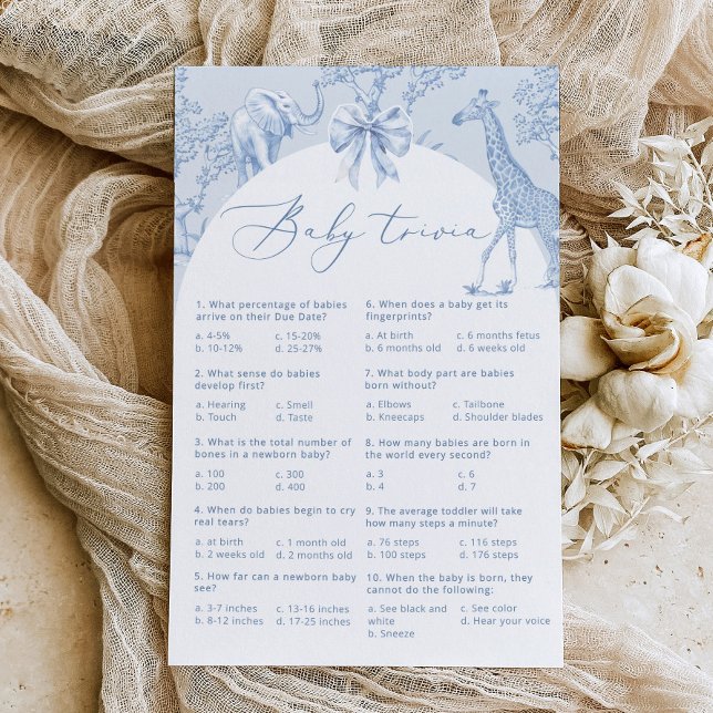 ベビートリビアトイレデジュエサファリベイビーシャワーゲーム (クリエイターアップロード済み)