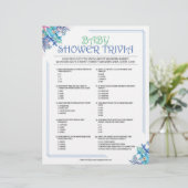 ベビートリビア[ブルーフローラ] レターヘッド (スタンド正面)