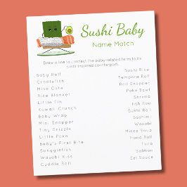 ベビートークと寿司トーク！ チラシ
