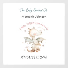 ベビードラゴンが途中にあるベビーウィンドウにしがみつく ウィンドウサイン