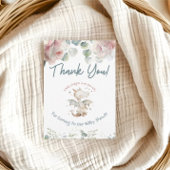 ベビードラゴンが途中ベビーシャワーありがとう サンキューカード