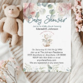 ベビードラゴンが途中ベビーシャワー招待状 招待状