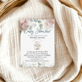 ベビードラゴンが途中ベビーシャワー招待状 招待状