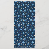 ベビードラゴンとバルーンベビーシャワーメニュー メニュー (裏面)