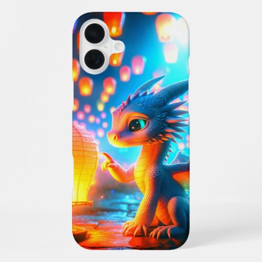 ベビードラゴンのスマホケース iPhoneケース (裏面)