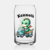 ベビードラゴンのヴィンテージ ガラス缶 (正面)