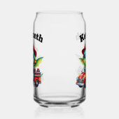 ベビードラゴンの日当たりの良い消防車の冒険 ガラス缶 (右)