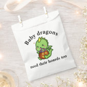 ベビードラゴンはハロウィーンのためにも自分の足を必要とする  フェイバーバッグ (クリップ留めされた状態)