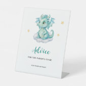 ベビードラゴンアドバイス両親 台座サイン (正面)